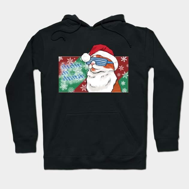 Christmas cat Hoodie by MrsOuroboros